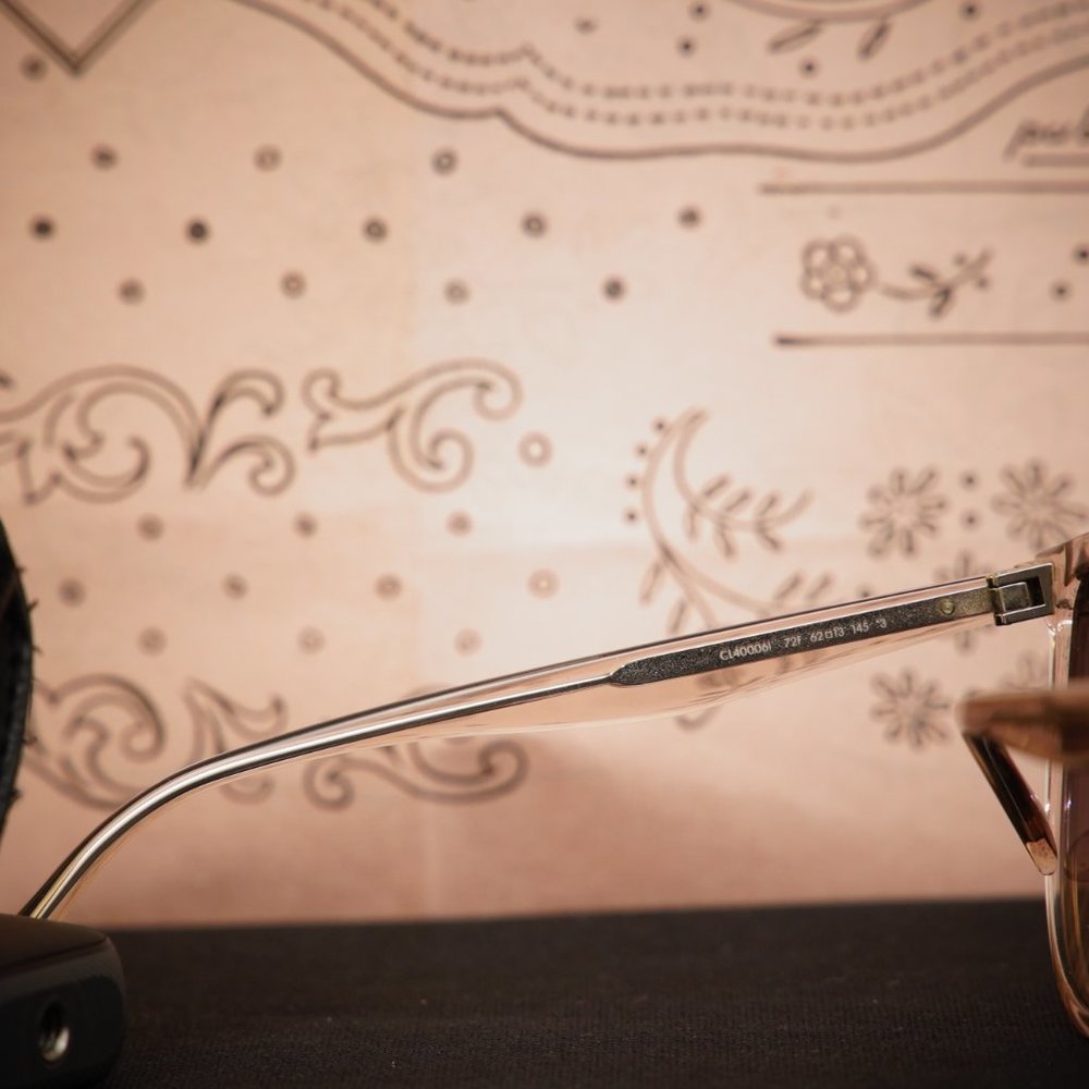 Celine Thin Shadow Crystal Clear Frame Cl40006i 7… - image 4